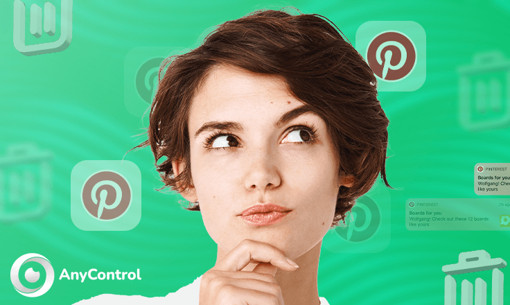 كيف تحذف حساب بنترست